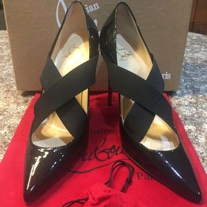 CHRISTIAN LOUBOUTIN Sharpstagram 100 Patent Pumps